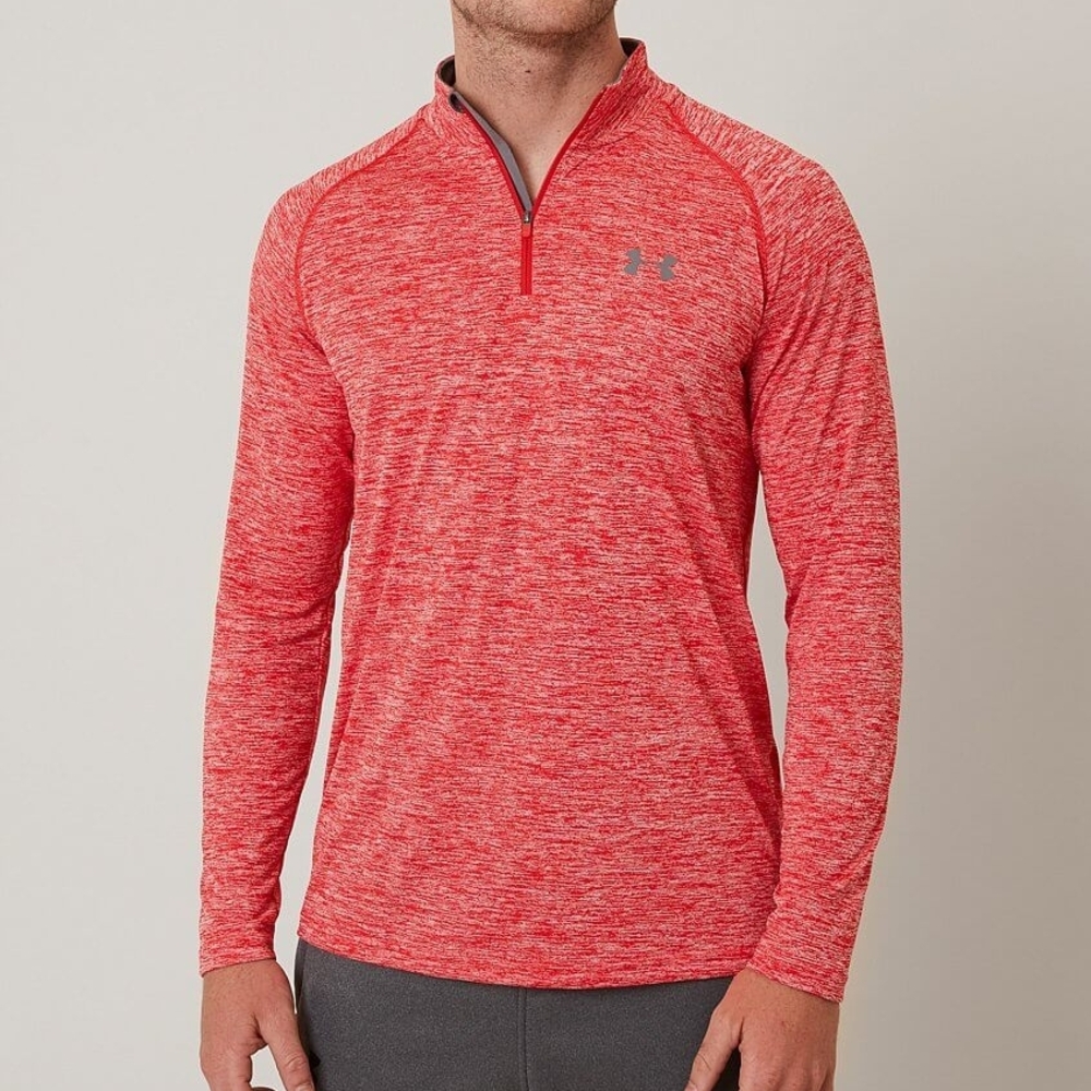 Under Armour Red Quarter-Zip Pullover